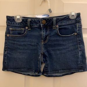 American Eagle Low Rise Denim Jean Shorts